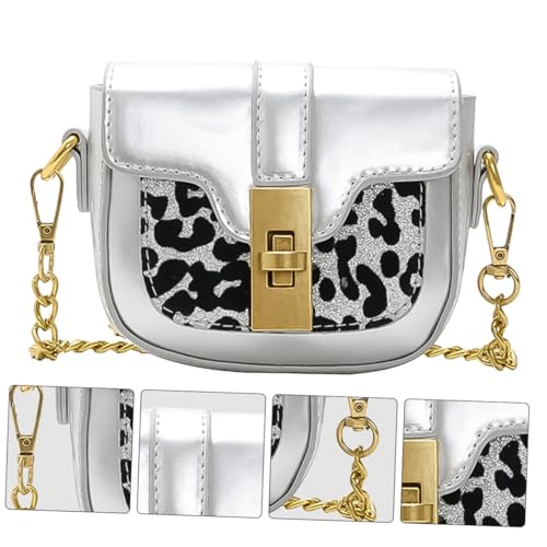 WRITWAA Kettentasche Für Mädchen Junge Mädchen-umhängetasche Satteltasche Mit Langer Kette Leichte Pu-Tasche Raum Für Handy Geldbörse Und Kleine Gegenstände von WRITWAA