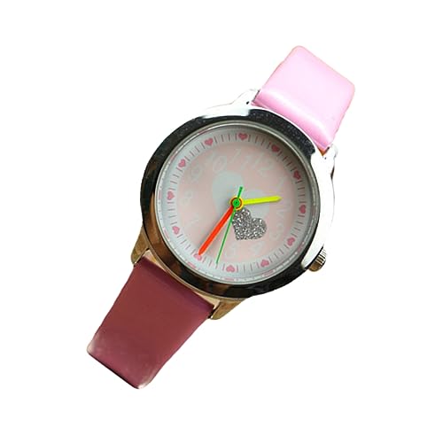WRITWAA Junge Mädchen Armbanduhr Aus Kunstleder Cartoon-Design Verstellbare Uhr Für Jungen Dekorative Uhr Für Junge Mädchen von WRITWAA