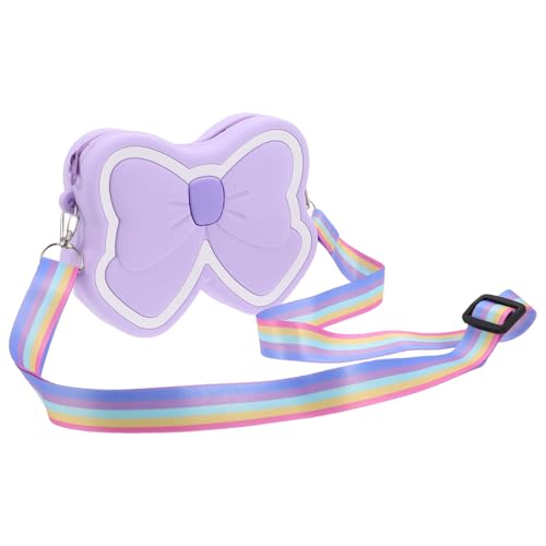 WRITWAA Süße Umhängetasche Für Kinder Silikon-schleifentasche Für Mädchen Einzelne Umhängetasche Für Kinder Handtaschen Für Mädchen Schultaschen WRITWAA Süße Umhängetasche Für Kinder Silikon-schleifentasche Für Mädchen Einzelne Umhängetasche Für Kinder Handtaschen Für Mädchen Schultaschen von WRITWAA