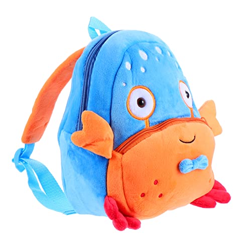 WRITWAA Plüsch-Rucksack Für Junge Mädchen Niedlicher Kindergarten-Rucksack Mit Tierischem Design Für Jungen Und Mädchen Verstellbare Schultergurte Leicht Und Langlebig Für Schule Und von WRITWAA
