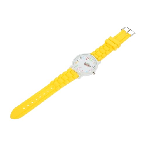 WRITWAA Kinderuhr mit Verstellbarem Silikonband Bunte Digitale Armbanduhr für Schüler Stilvolle und Dekorative Quarzuhr mit Ablesbaren Zahlen und Langlebig für Jungen und Mädchen von WRITWAA