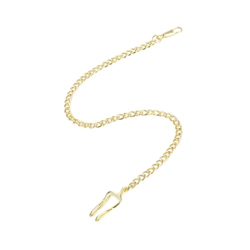 WRITWAA Klassische Goldene Taschenuhr Kette Für Herren Und Damen Vintage Uhrenkette Aus Metall Robuste Karabinerbefestigung Für Geschenke Zu Valentinstag Hochzeit Und Jubiläum von WRITWAA