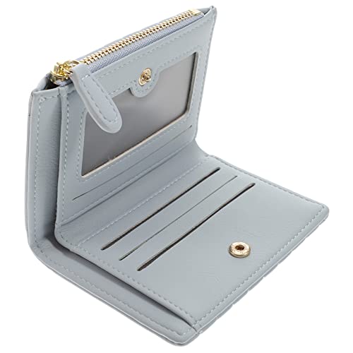 WRITWAA Kleine Damen Geldbörse Aus Pu Schlüsselanhänger Praktisches Kartenetui Und Reißverschluss Für Alltag Reisen Und Mehr von WRITWAA