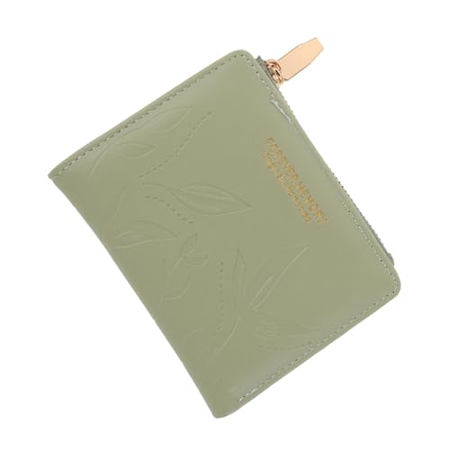WRITWAA Kleine Damen Geldbörse aus hochwertigem Material mit Reißverschluss Münzfach Zweifach Gefaltetes Portemonnaie mit Großer Kapazität Kompakte Geldtasche für Mädchen und Frauen für von WRITWAA