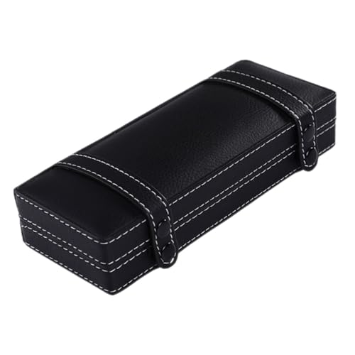 WRITWAA Kleine Kompakte PU Stiftebox mit Sicherem Deckel Robustes Material Elegante Geschenkverpackung für Kugelschreiber und Füllfederhalter für Geburtstage Jubiläen Festtage und von WRITWAA
