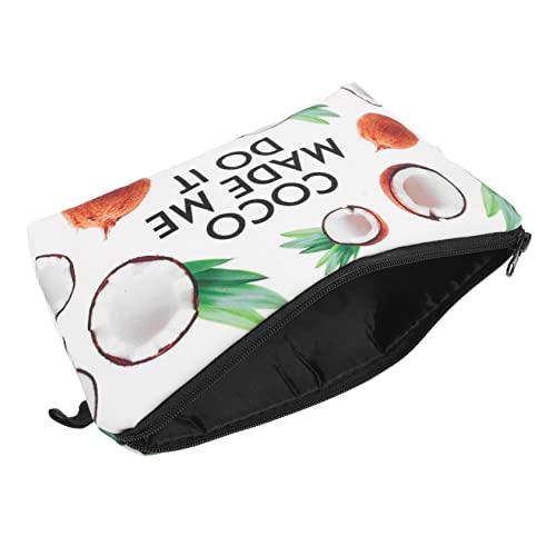 WRITWAA Kleine Multifunktionale Kosmetiktasche für Damen Doppelseitig Bedruckte wasserdichte Reisetasche zur Aufbewahrung von Kosmetik Handy und Mehr für Reisen und Unterwegs Platzsparend von WRITWAA