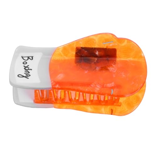 WRITWAA Boxhandschuh-form Haarklammern Aus Acetat Dekorative Haarklammern Mit Rutschfestem Kiefermechanismus Für Mädchen Kleine Mit Starkem Griff von WRITWAA