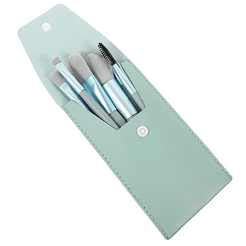WRITWAA Kleiner Make up Pinsel 8 Stück Tragbare Kosmetikpinsel Für Lidschatten Und Concealer Synthetische Borsten Für Reisen Und Unterwegs Kosmetik Zubehör Für Frauen von WRITWAA