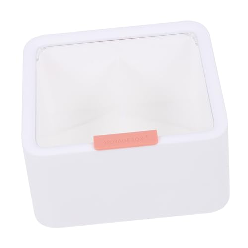 WRITWAA Kompakte Aufbewahrungsbox Mit Deckel Kleine Desktop-finishing-box Für Make-up-entferner-pads Lippenstifte Haarspangen Transparent Und Langlebig von WRITWAA