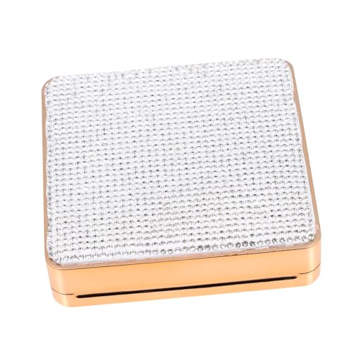 WRITWAA Kompakte Kunststoff Kissen Kosmetikbox Für Puder Tragbares Make Up Etui Mit Spiegel Und Stilvolles Design Für Unterwegs von WRITWAA