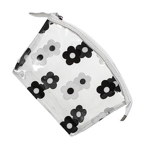 WRITWAA Kosmetikbeutel Make Up mit Großem Fassungsvermögen Transparenter Organizer für Reisen und Stylisches Druckdesign von WRITWAA