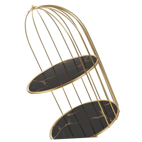 WRITWAA Kosmetikhalter Vogelkäfig-design Aufbewahrungsregal Für Schminktisch Make-up-organizer Für Schlafzimmer Und Badezimmer von WRITWAA