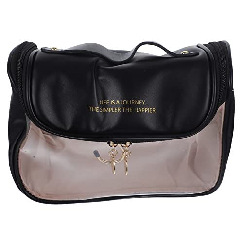 WRITWAA Transparente Kosmetiktasche Tragbarer Make-up-Organizer Reise-Aufbewahrungstasche Für Kosmetika Und Toilettenartikel Praktisch Für Reisen Und Camping von WRITWAA