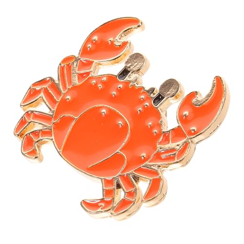 WRITWAA Modische Schmuckbroschen Für Damen Krabbenbrosche Kragennadel Für Frauen Metallclip Süßes Design WRITWAA Modische Schmuckbroschen Für Damen Krabbenbrosche Kragennadel Für Frauen Metallclip Süßes Design von WRITWAA