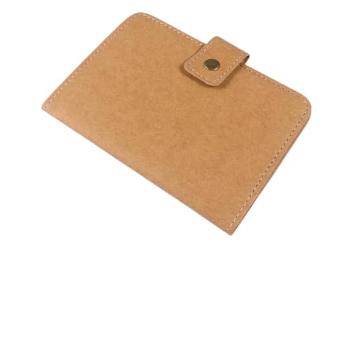 WRITWAA Pu Reisebrieftasche Für Den Hals Große Kapazität Kartenfächer Bargeldfach Für Männer Frauen Khaki von WRITWAA