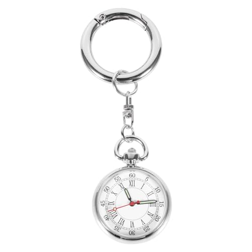 WRITWAA Uhr Taschenuhr Stilvolle Hängeuhr für Krankenschwestern Quarzwerk Silber von WRITWAA