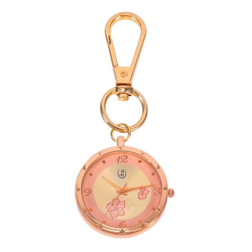 WRITWAA Krankenschwester Uhr Schlüsselanhänger Clip on Taschenuhr Edelstahl Stummschaltung Für Pflegepersonal Leicht Und Allergiefrei Für Schwestern Und Ärzte von WRITWAA