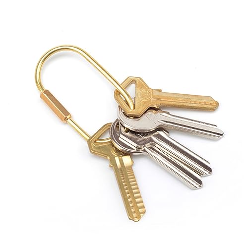 WRITWAA Schlüsselanhänger Gürtelclip Schlüsselanhänger Handgefertigt Aus Messing Für Den Täglichen Gebrauch Und Als von WRITWAA