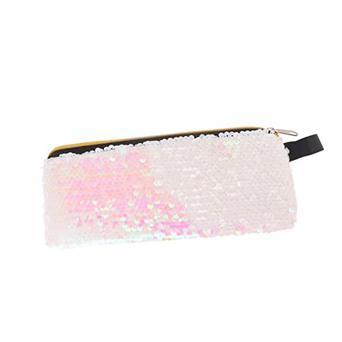 WRITWAA Kreatives Federmäppchen Glänzenden Pailletten Waschbares Tragbares Design Multifunktionale Tasche Für Stifte Kosmetik Und Für Schule Büro Und Freizeit von WRITWAA
