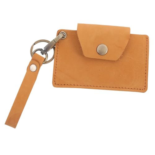 WRITWAA Kreditkartenetui Aus Rindsleder Tragbare Geldbörse Für Outdoor Karten Organizer Kompaktes Design Leicht Zu Reinigen Für Reisen Und Alltag von WRITWAA