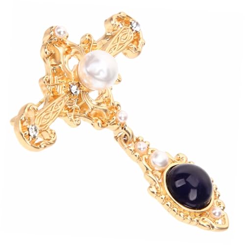 WRITWAA Kreuz Brosche Damenschmuck Erinnerungsgeschenk frauenschmuck geschenke für töchter Gedenkgeschenke Kreuzbroschen für Damen Brosche für Abendkleid das Kreuz Anhänger Zubehör Korsage von WRITWAA