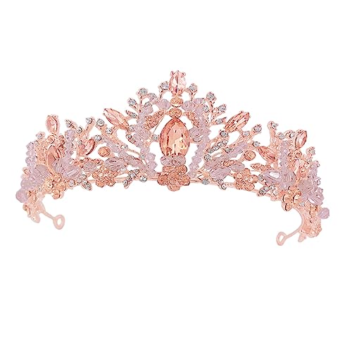 WRITWAA Kristallkrone Brautkopfschmuck Mit Strasssteinen Für Hochzeit Und Verlobung Einfach Aufzusetzen Tragen Geeignet Für Mädchen Frauen Bräute Und Brautjungfern von WRITWAA