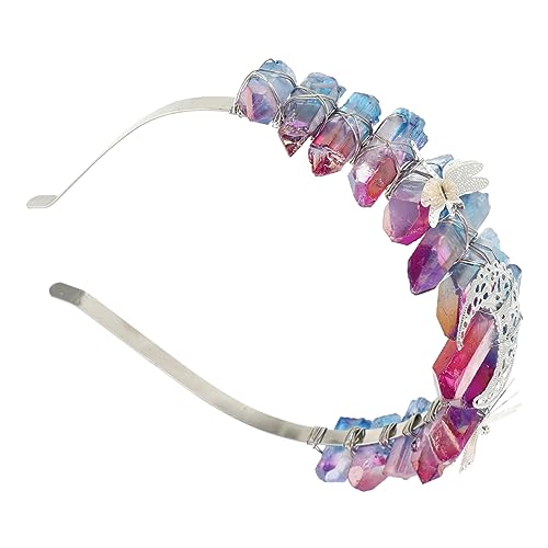 WRITWAA Kristallkronen Haarschmuck mit Einzigartigem Libellen Design Handgefertigte Damen Tiara für Hochzeit Party Fotoshooting Eleganter Bequemer Kopfschmuck für Prinzessinnen Besondere von WRITWAA