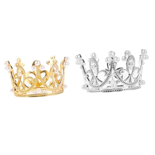 WRITWAA 2stücke Kinderkrone Elegante Geburtstagstorte Dekoration Für Mädchen Cake Topper Gold Und Silber Perfektes Accessoire Für Feiern Und Besondere Anlässe WRITWAA 2stücke Kinderkrone Elegante Geburtstagstorte Dekoration Für Mädchen Cake Topper Gold Und Silber Perfektes Accessoire Für Feiern Und Besondere Anlässe von WRITWAA
