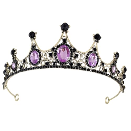 WRITWAA Krone Haarreif mit Strasssteinen Stabiles Leichtes Metall-haarschmuck für Mädchen Hochzeit Party Braut Tiara Komfortabel und Langlebig Passende für Bühne und Festveranstaltungen von WRITWAA