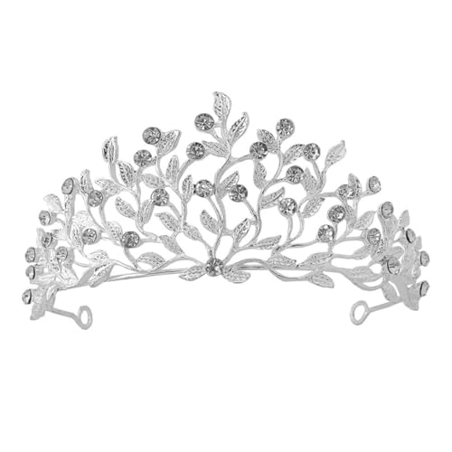 WRITWAA Bridal Krone Mit Strass Für Hochzeiten Und Partys Haaraccessoire Für Damen Für Braut Abschlussball Und Prinzessinnenfeiern von WRITWAA