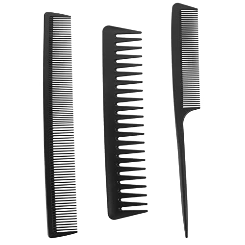 WRITWAA Kunststoff-haarkämme Haarschnittkämme Und Haarstylingkämme Für Männer Und Frauen Feine Und Zahnkämme Als Friseurwerkzeug von WRITWAA