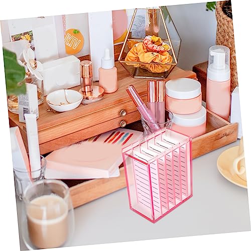 WRITWAA Lagige Acryl Wimpernaufbewahrungsbox Transparent Langlebiger Falsche Wimpern Organizer Wiederverwendbar Platzsparend für Einzelne Künstliche Wimpern Wimpernverlängerung von WRITWAA