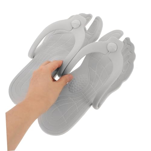 WRITWAA Leichte Faltbare Badeschlappen Unisex Rutschfeste Atmungsaktive Pool Strandschuhe Modische Outdoor-sandalen Bequemes Fußbett von WRITWAA