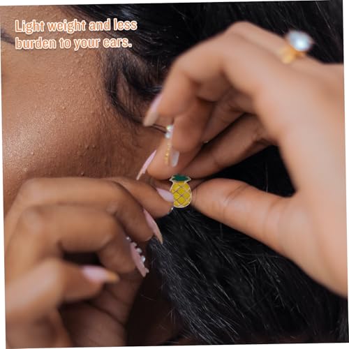 WRITWAA Leichte Lebensechte Frucht Ohrstecker aus Hochwertiger Legierung für Damen Sommerliche Ohrschmuck Ohrhänger Hautfreundlich Lange Stilvoll und Farbintensiv von WRITWAA
