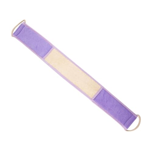 WRITWAA Luffa-Badetuch Scrubber-Peeling Scheuerdusche Peeling-Körper Wäscher Scheuertuch für den Körper Peeling Handtücher Peeling-Waschlappen Nylon-Seil Violett von WRITWAA
