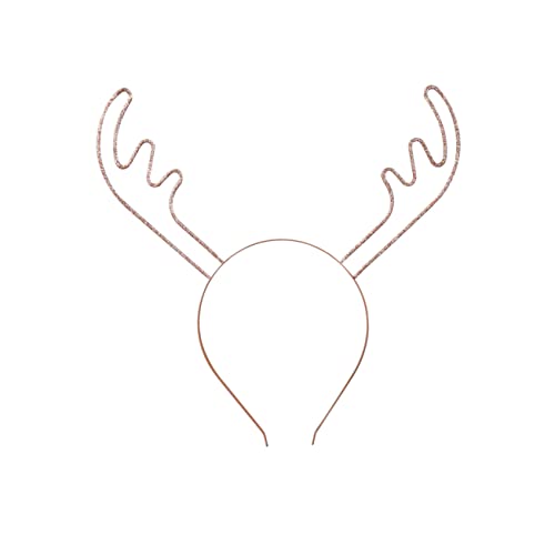 WRITWAA Geweih-haarband Rentier-geweih-stirnband Weihnachtsdeko Stirnband Geweih Kopfbedeckung für Jungen und Mädchen Erwachsene von WRITWAA