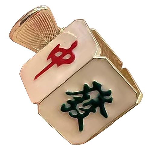 WRITWAA Mahjong-Clip Mini-Haarspangen Styling klein Klaue Bobby Klammer dekorative Haarspange Chinesischer Stil asiatische Haarnadeln Mahjong-Haarspangen Bun Accessoires Frauen Metall von WRITWAA