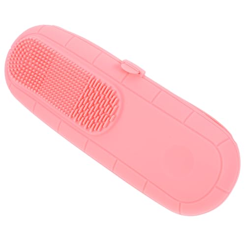 WRITWAA Reise-Make-up-pinselhalter Aus Silikon Tragbarer Kosmetik-Organizer Aufbewahrungsbox Für Schminkpinsel Pinselbehälter Für Beauty-Tools Kompaktes Pinsel-etui Für Unterwegs von WRITWAA