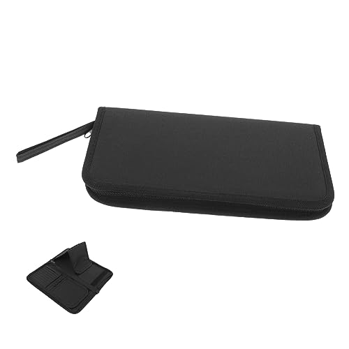 WRITWAA Pinselhalter Mit Deckel Für Make-up Wiederverwendbarer Organizer Aus Canvas-Material Tragbar Und Platzsparend Für Unterwegs von WRITWAA