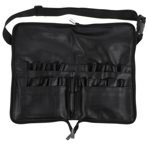 WRITWAA Kosmetiktasche Aus Pu-Leder Große Reisekosmetiktasche Tragbare Schminktasche Für Frauen Mit Reißverschluss Und Verstellbarem Riemen von WRITWAA