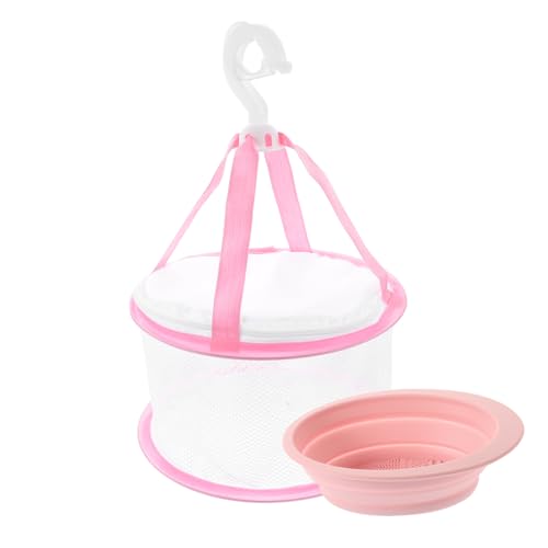 WRITWAA Make-up-pinselreiniger Mit Hängenden Trockennetzen Aus Silikon Für Pinsel Puderquasten Und Augenbrauenstifte Reinigung Und Trocknung von WRITWAA