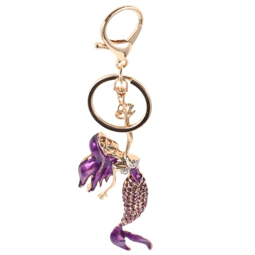 WRITWAA Einzigartiger Schlüsselanhänger Mit Metallanhänger Im Design „die Meerjungfrau“ Für Jungen Und Mädchen Mit Meeresthema Accessoire Dekorativer von WRITWAA