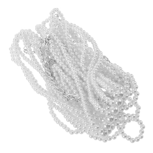 WRITWAA Mehrlagige Imitations-perlen Körperkette Damen Bikini Body Chain Leicht Hautfreundlich Stilvoll für Hochzeit Party und Alltag Modisches Schmuck-accessoire von WRITWAA