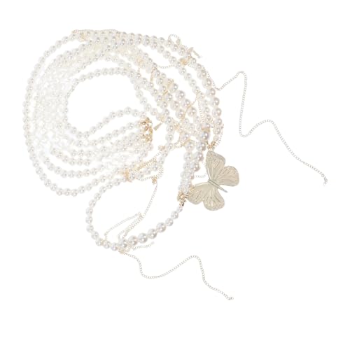 WRITWAA Mehrlagige Perlen-taillenkette Damen Verstellbar Eleganter Körper-schmuck Boho Strand Hochzeit Party Gürtel Zubehör WRITWAA Mehrlagige Perlen-taillenkette Damen Verstellbar Eleganter Körper-schmuck Boho Strand Hochzeit Party Gürtel Zubehör von WRITWAA
