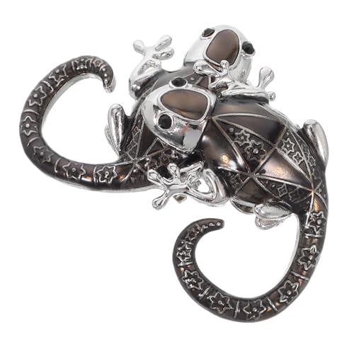 WRITWAA Metall Schuhclips Gecko für Damen Hohe Absätze Abnehmbare Schuhdekorationen Robuste Metallverarbeitung Stilvolle Sandalen und Stiefel Accessoires für Alltag und Hochzeit von WRITWAA