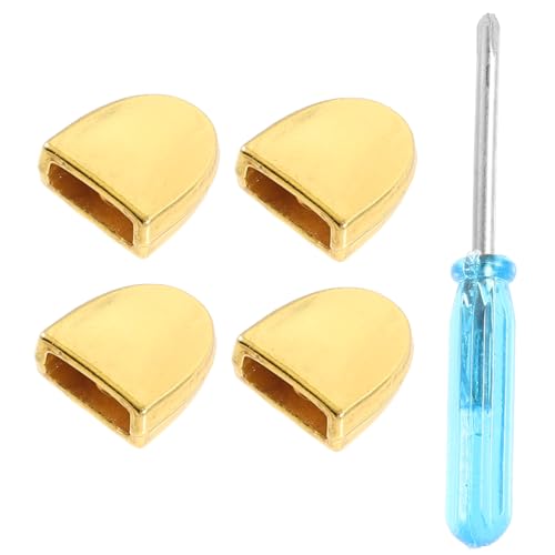 WRITWAA Metallische Schnürsenkelverschluss Clips Elastisch Flexibel Schuhband Fixierer Binden Komfortable Schnürsenkelspitzen Dekorativ Für Damen Herren Alltag von WRITWAA