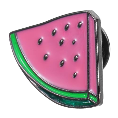 WRITWAA Modische Wassermelonen Brosche aus Langlebiger Legierung mit Verspieltem Design Detaillierter Verarbeitung Niedlicher Anstecknadel für Kleidung Tasche und Rucksack Kreatives für von WRITWAA