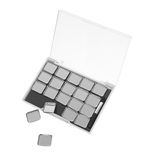 WRITWAA Nachfüllbare Magnetische Lidschatten Palette mit Abnehmbaren Metallpfannen und Pinsel Leere Make-up Aufbewahrungsbox für DIY Kosmetik Verstellbares Layout Transparenter Deckel von WRITWAA