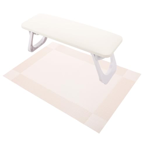 WRITWAA Nägel Handauflage Erhöht Kissen Handauflage Für Die Maniküre Finger Ausruhen Tipps Nagelkunst-handauflage Uv Nagelarmlehne Für Nagelstudio Ruht Pads Weiß Plastik von WRITWAA