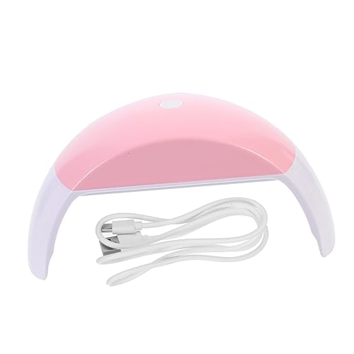 WRITWAA Nagel Lampe Maniküre Nagelkunstbedarf Tragbares UV Nagellicht Tragbare Nagelkunstlichter Nagelgel Trocknerlampe Lampen Nägel Gel LED Trockner Heim von WRITWAA